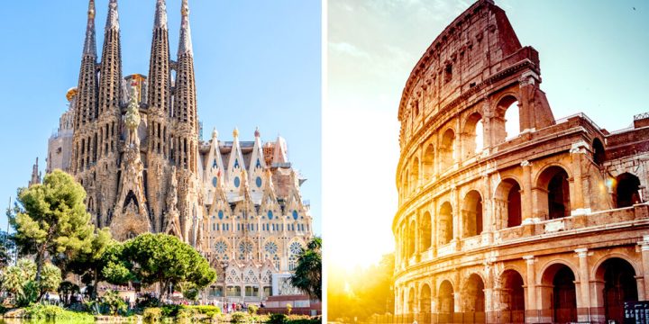 بارسلون + رم 1290€